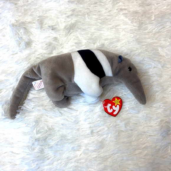 Ty Beanie Baby Ants Anteater Stuffed Animal - Picture 2 of 8